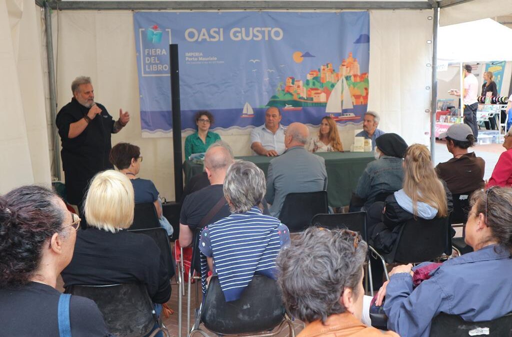 Il ricettario di Libereso Guglielmi alla fiera del libro di Imperia